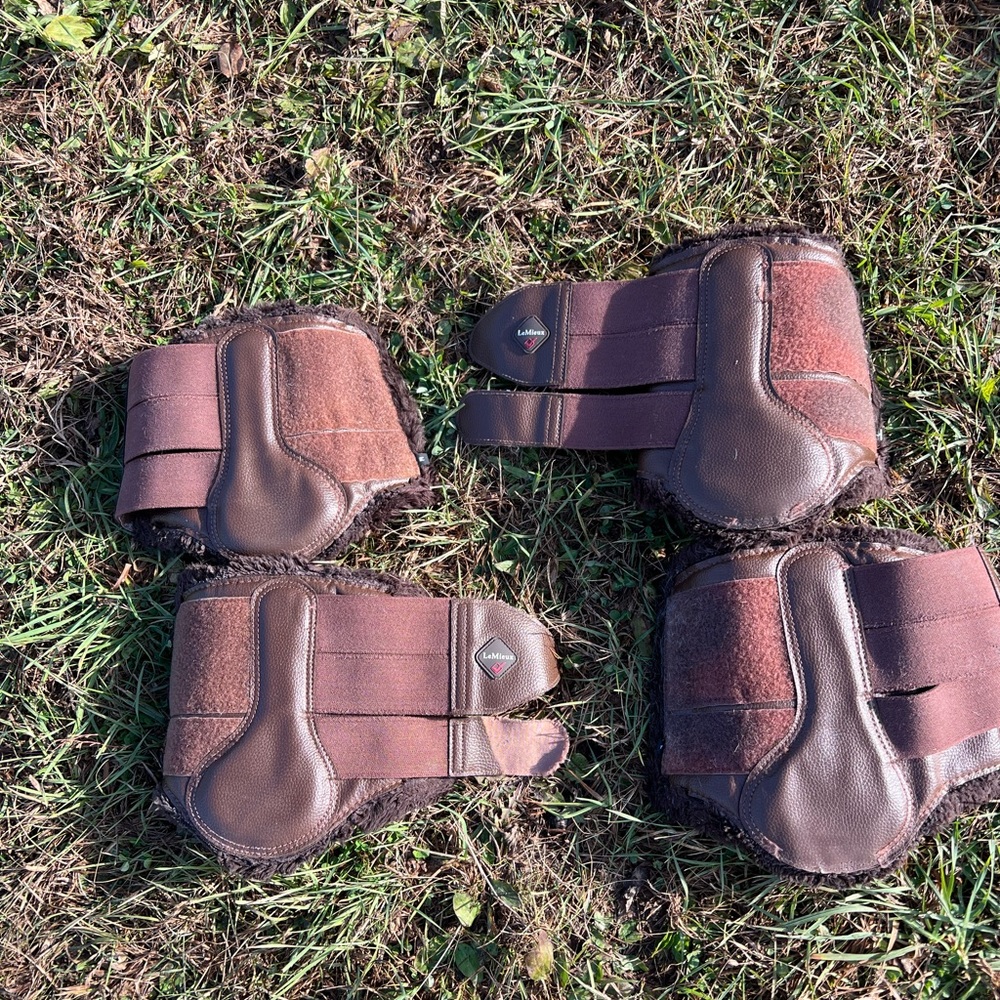 Lemieux boot set, brown medium and large